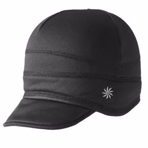 Athleta Pony Tail Black Polartec Beanie Hat